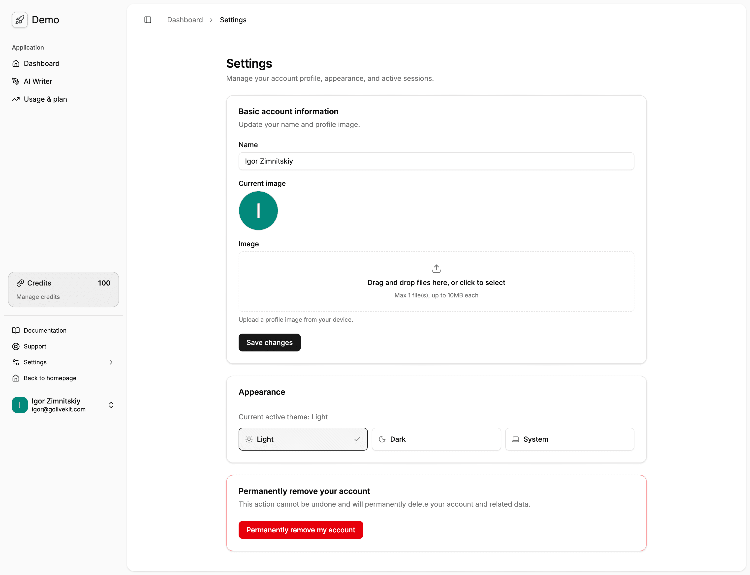 General Settings